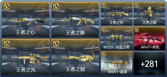 穿越火线：枪战王者V8 40王者武器 438英雄武器 7英雄角色 611万化 专家