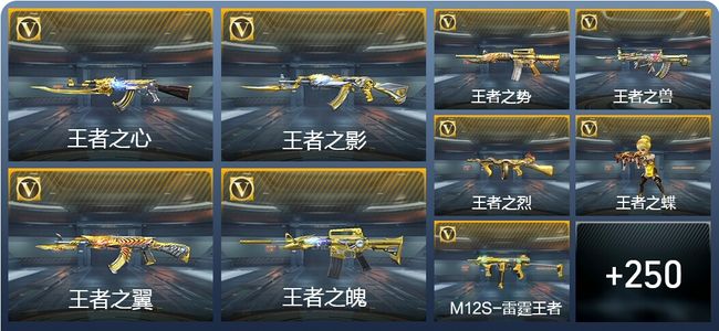 穿越火线：枪战王者V8 26王者武器 423英雄武器 4英雄角色 480万化 枪王