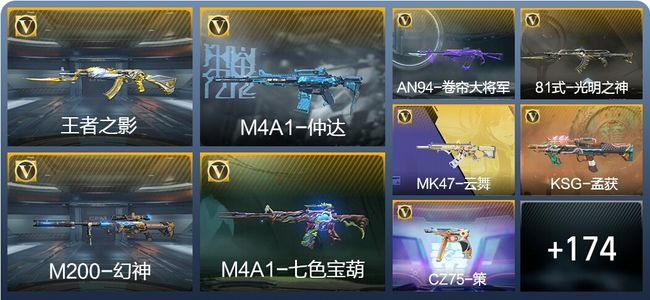 穿越火线：枪战王者V5 3王者武器 259英雄武器 5英雄角色 351万化 大师SS