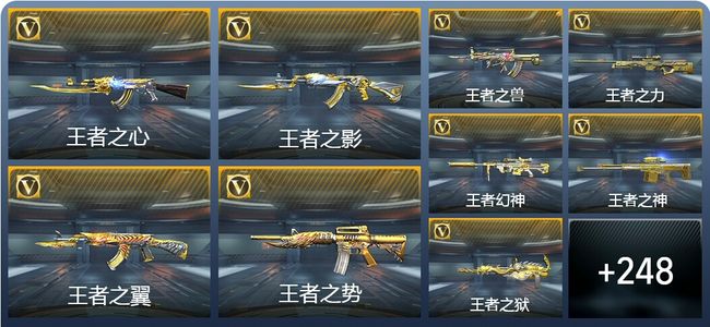 穿越火线：枪战王者V9 56王者武器 431英雄武器 3英雄角色 397万化 专家