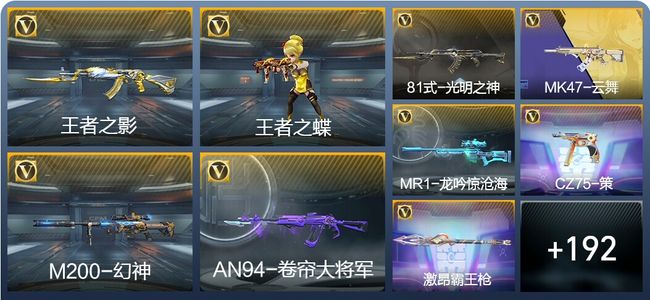 穿越火线：枪战王者V4 11王者武器 302英雄武器 2英雄角色 387万化 专家