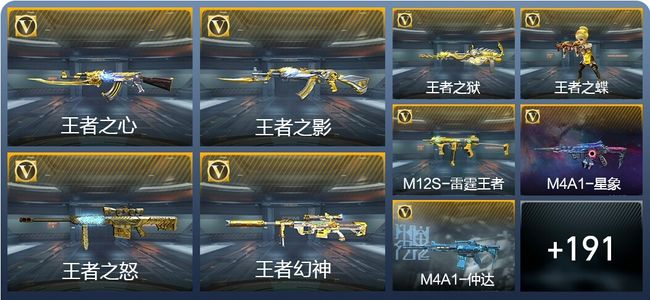 穿越火线：枪战王者V7 22王者武器 310英雄武器 7英雄角色 377万化 专家S