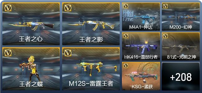 穿越火线：枪战王者V4 19王者武器 383英雄武器 5英雄角色 555万化 大师