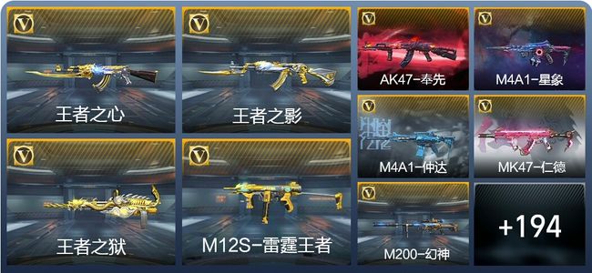 穿越火线：枪战王者V7 17王者武器 294英雄武器 2英雄角色 492万化 专家