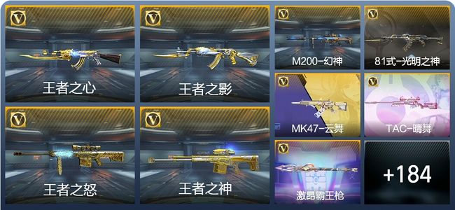 穿越火线：枪战王者V6 8王者武器 298英雄武器 8英雄角色 467万化 大师