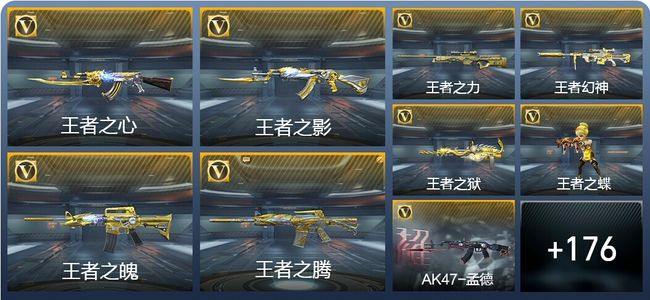 穿越火线：枪战王者V8 40王者武器 242英雄武器 8英雄角色 355万化 精英