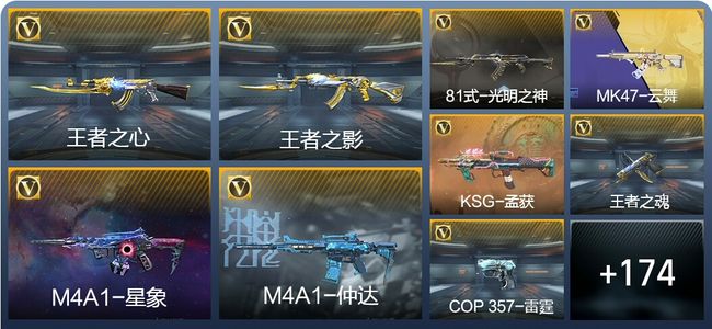 穿越火线：枪战王者V7 20王者武器 274英雄武器 3英雄角色 390万化 专家