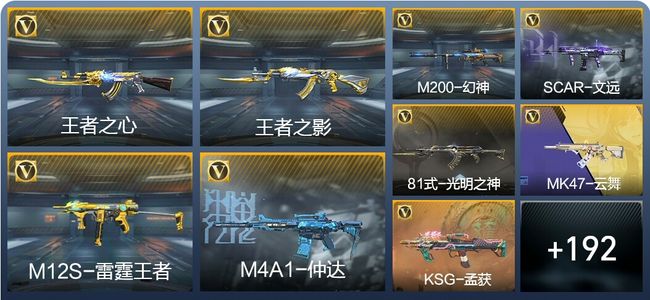 穿越火线：枪战王者V6 11王者武器 290英雄武器 3英雄角色 360万化 枪圣