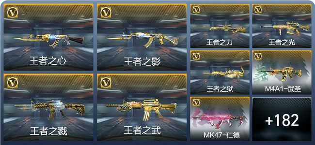 穿越火线：枪战王者V8 25王者武器 306英雄武器 7英雄角色 473万化 专家