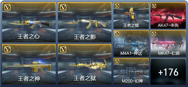 穿越火线：枪战王者V5 15王者武器 317英雄武器 7英雄角色 337万化 专家