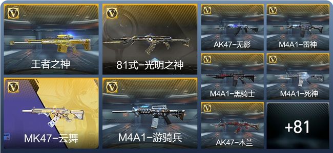 穿越火线：枪战王者V5 3王者武器 121英雄武器 3英雄角色 134万化 专家