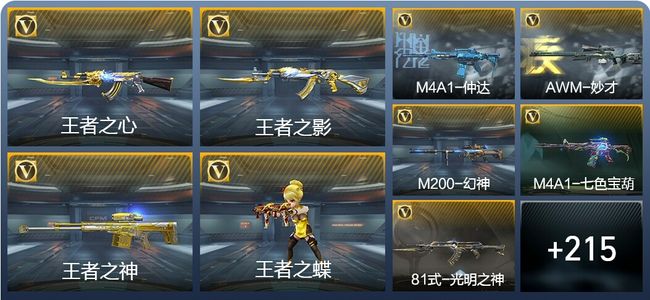 穿越火线：枪战王者V6 12王者武器 348英雄武器 7英雄角色 445万化 大师S