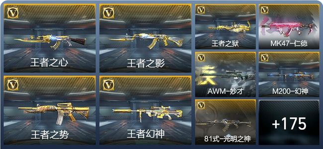 穿越火线：枪战王者V7 15王者武器 284英雄武器 4英雄角色 420万化 大师