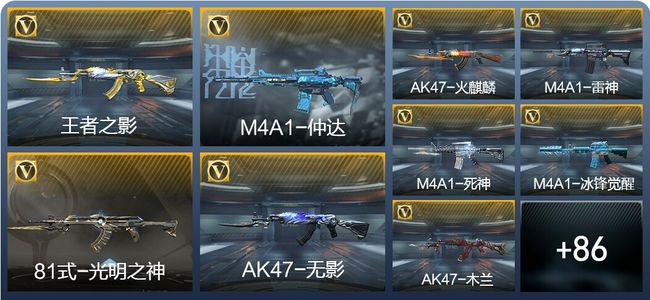 穿越火线：枪战王者V3 5王者武器 136英雄武器 2英雄角色 153万化 专家