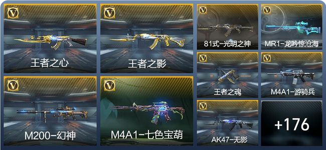 穿越火线：枪战王者V6 16王者武器 270英雄武器 4英雄角色 170万化 专家