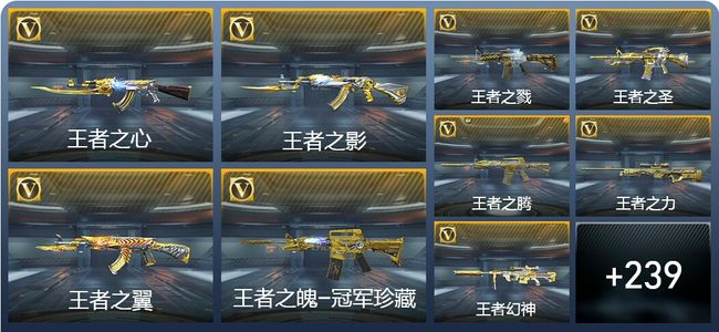 穿越火线：枪战王者V9 52王者武器 383英雄武器 10英雄角色 558万化 大师S