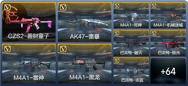 穿越火线：枪战王者V3 79英雄武器 154万化 专家