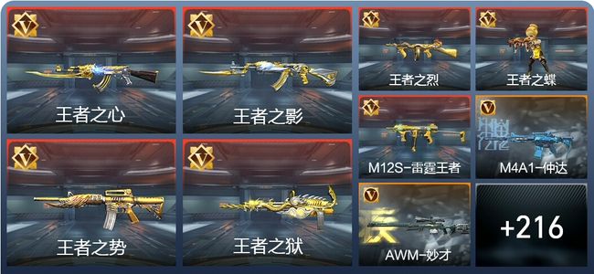 穿越火线：枪战王者V7 24王者 311英雄武器 4英雄角色 487万化 专家