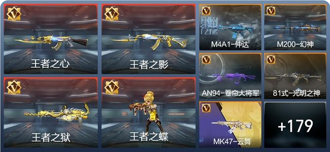 穿越火线：枪战王者V2 7王者 304英雄武器 5英雄角色 455万化 专家