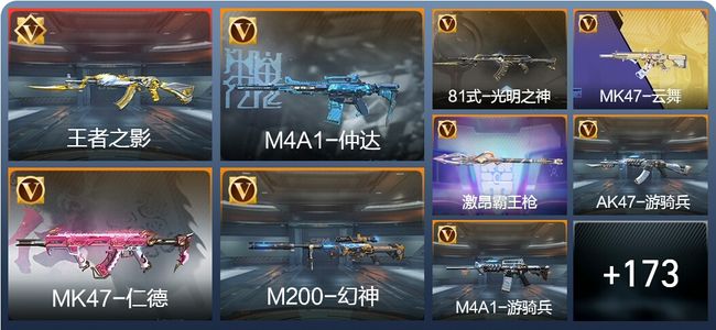 穿越火线：枪战王者V6 8王者 264英雄武器 2英雄角色 343万化 专家