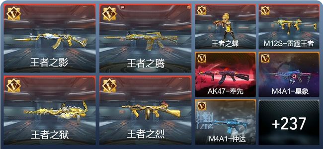 穿越火线：枪战王者V8 31王者 412英雄武器 10英雄角色 480万化 专家