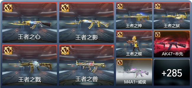 穿越火线：枪战王者V8 31王者 450英雄武器 8英雄角色 717万化 精英