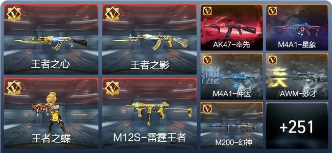 穿越火线：枪战王者V7 28王者 386英雄武器 3英雄角色 459万化 精英