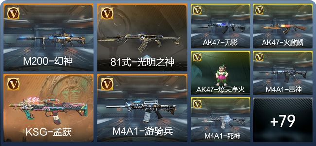 穿越火线：枪战王者V5 101英雄武器 1英雄角色 185万化 专家S