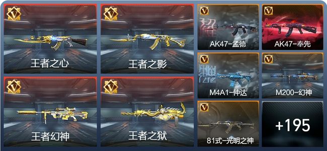 穿越火线：枪战王者V6 24王者 325英雄武器 7英雄角色 406万化 枪圣SSS