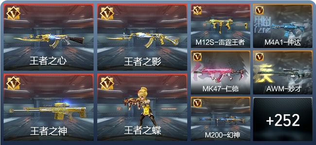 穿越火线：枪战王者V6 12王者 393英雄武器 4英雄角色 482万化 大师S