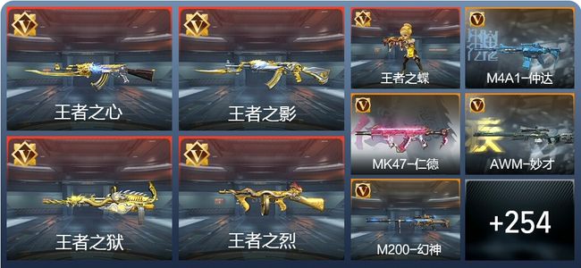 穿越火线：枪战王者V6 20王者 335英雄武器 6英雄角色 214万化 新锐