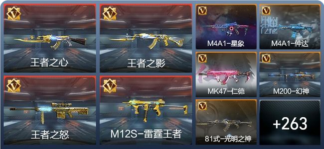 穿越火线：枪战王者V8 42王者 352英雄武器 8英雄角色 505万化 精英