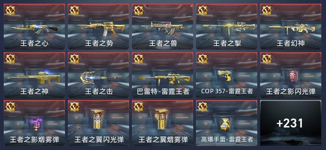 穿越火线：枪战王者V8 30王者 354英雄武器 5英雄角色 480万化 精英