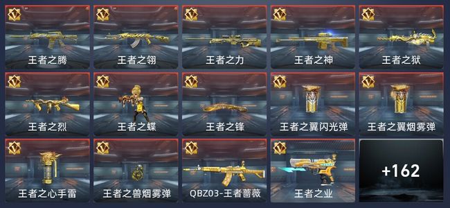 穿越火线：枪战王者V7 23王者 255英雄武器 4英雄角色 304万化 专家