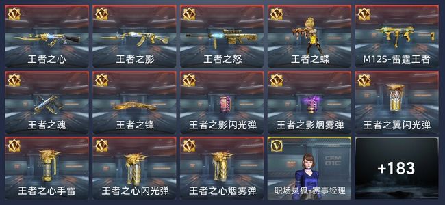 穿越火线：枪战王者V7 12王者 255英雄武器 6英雄角色 361万化 枪王SS