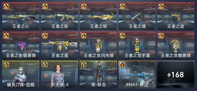 穿越火线：枪战王者V5 10王者 234英雄武器 3英雄角色 210万化 专家S