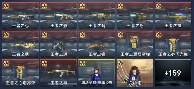 穿越火线：枪战王者V8 13王者 256英雄武器 4英雄角色 459万化 精英