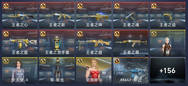 穿越火线：枪战王者V1 10王者 253英雄武器 4英雄角色 247万化 专家
