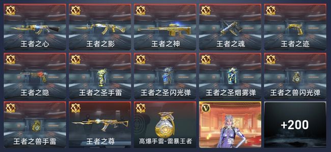 穿越火线：枪战王者V6 18王者 293英雄武器 4英雄角色 301万化 专家