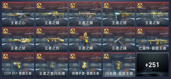 穿越火线：枪战王者V8 25王者 449英雄武器 2英雄角色 521万化 专家