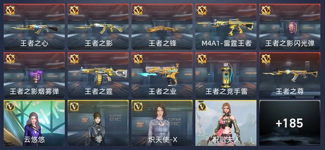 穿越火线：枪战王者V7 11王者 249英雄武器 5英雄角色 330万化 专家S