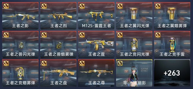 穿越火线：枪战王者V6 14王者 376英雄武器 3英雄角色 419万化 专家