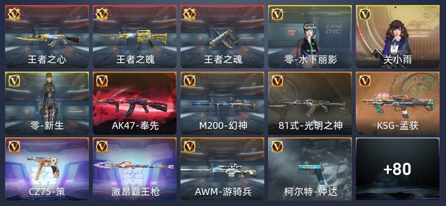 穿越火线：枪战王者V6 3王者 106英雄武器 3英雄角色 225万化 大师