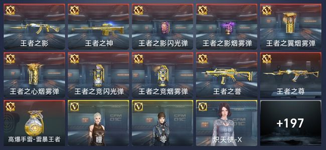 穿越火线：枪战王者V6 14王者 330英雄武器 8英雄角色 425万化 专家S