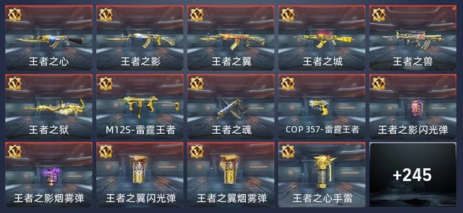 穿越火线：枪战王者V8 41王者 365英雄武器 8英雄角色 413万化 专家S