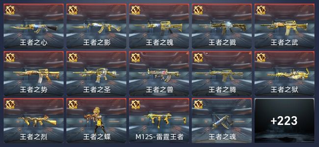 穿越火线：枪战王者V9 57王者 559英雄武器 1英雄角色 713万化 精英