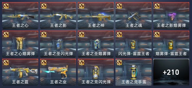 穿越火线：枪战王者V6 18王者 317英雄武器 8英雄角色 486万化 专家S