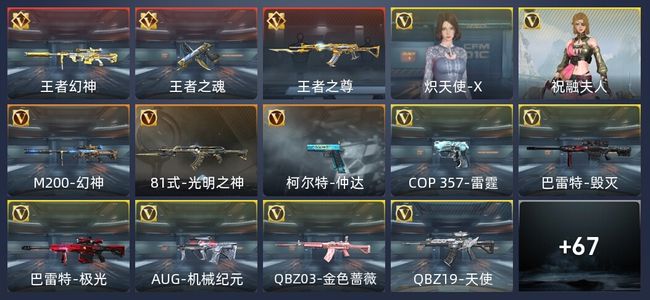 穿越火线：枪战王者V6 6王者 159英雄武器 2英雄角色 236万化 专家