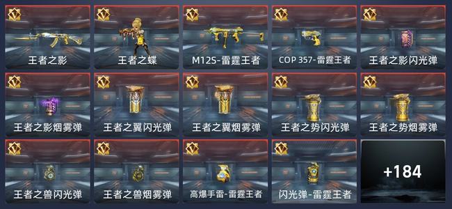 穿越火线：枪战王者V5 22王者 283英雄武器 6英雄角色 363万化 专家S