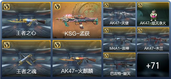 穿越火线：枪战王者5王者武器 80英雄武器 3英雄角色 103万化 枪王S